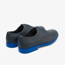 Camper Truman Formal Shoes Navy - Mens Singapore HTWNJH-450